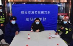 黑龍江：鶴崗消防組織開展大型商業(yè)綜合體夜間滅火救援聯(lián)合實戰(zhàn)演練